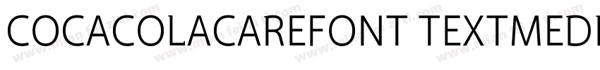 COCACOLACAREFONT TEXTMEDIUM GB1字体转换